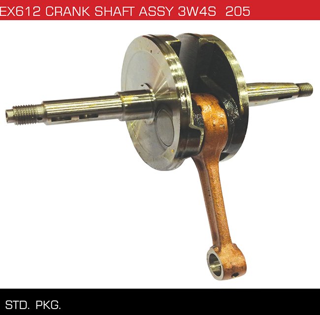 EX612 CRANK SHAFT ASSY 3W4S 205 EX612 CRANK SHAFT ASSY 3W4S 205
